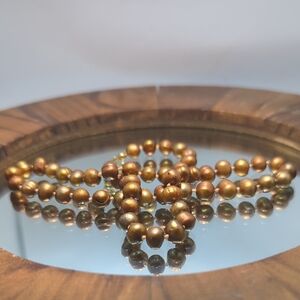 ⭐Bronze Pearl Necklace